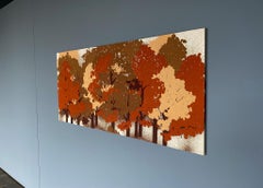 Large Scale Mid Century Modern Textile / Fiber Art, 1970's