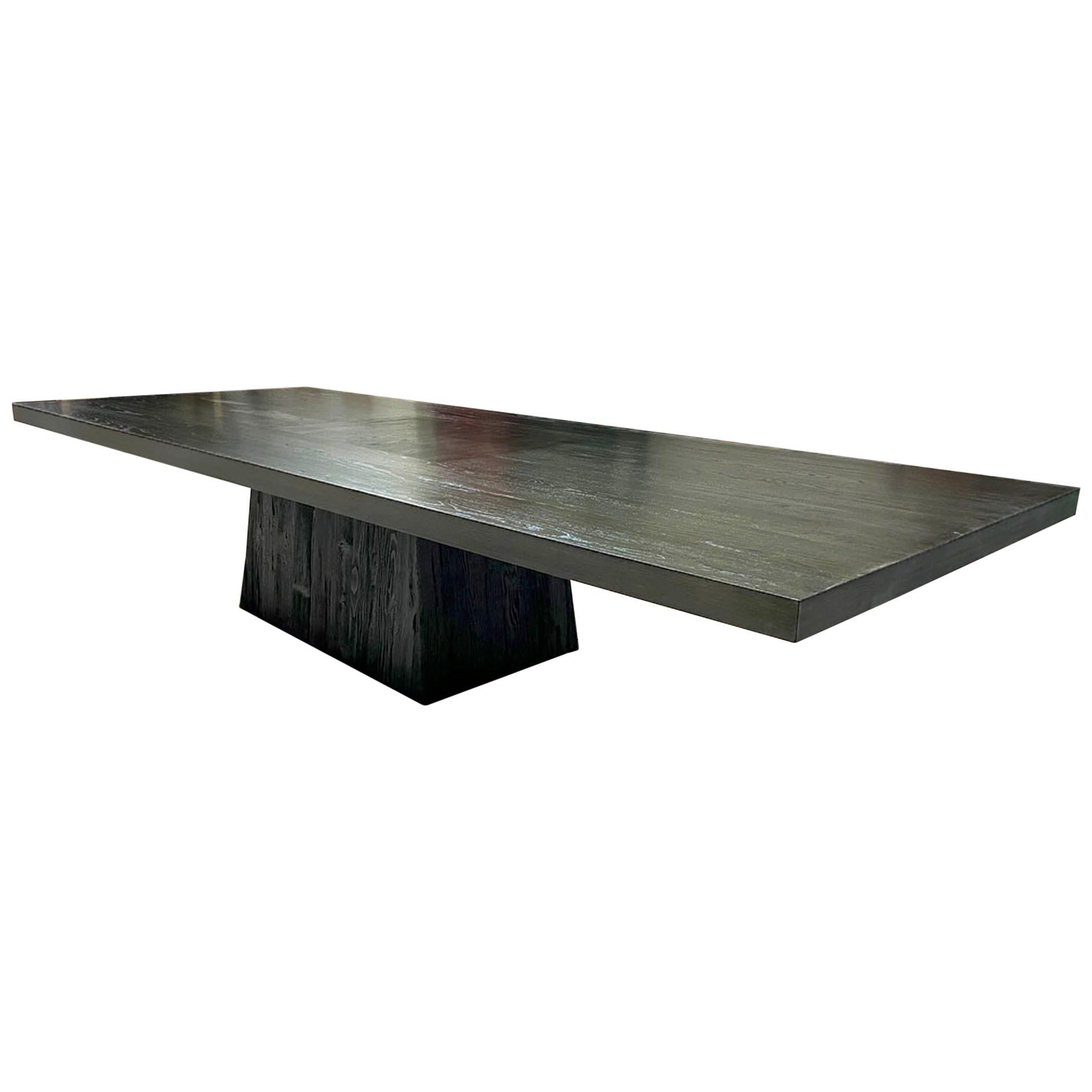 Large Scale Modern Rustic Table by Dos Gallos