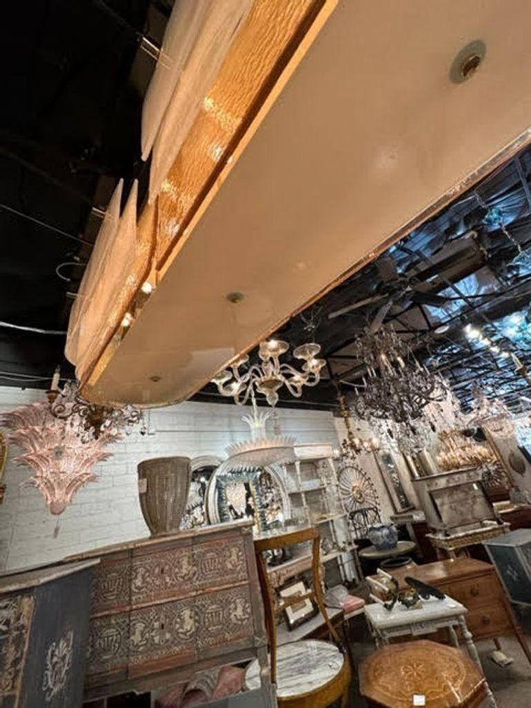 Italian Large Scale Murano Glass Chandelier