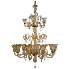 Large Scale Murano Glass Chandelier