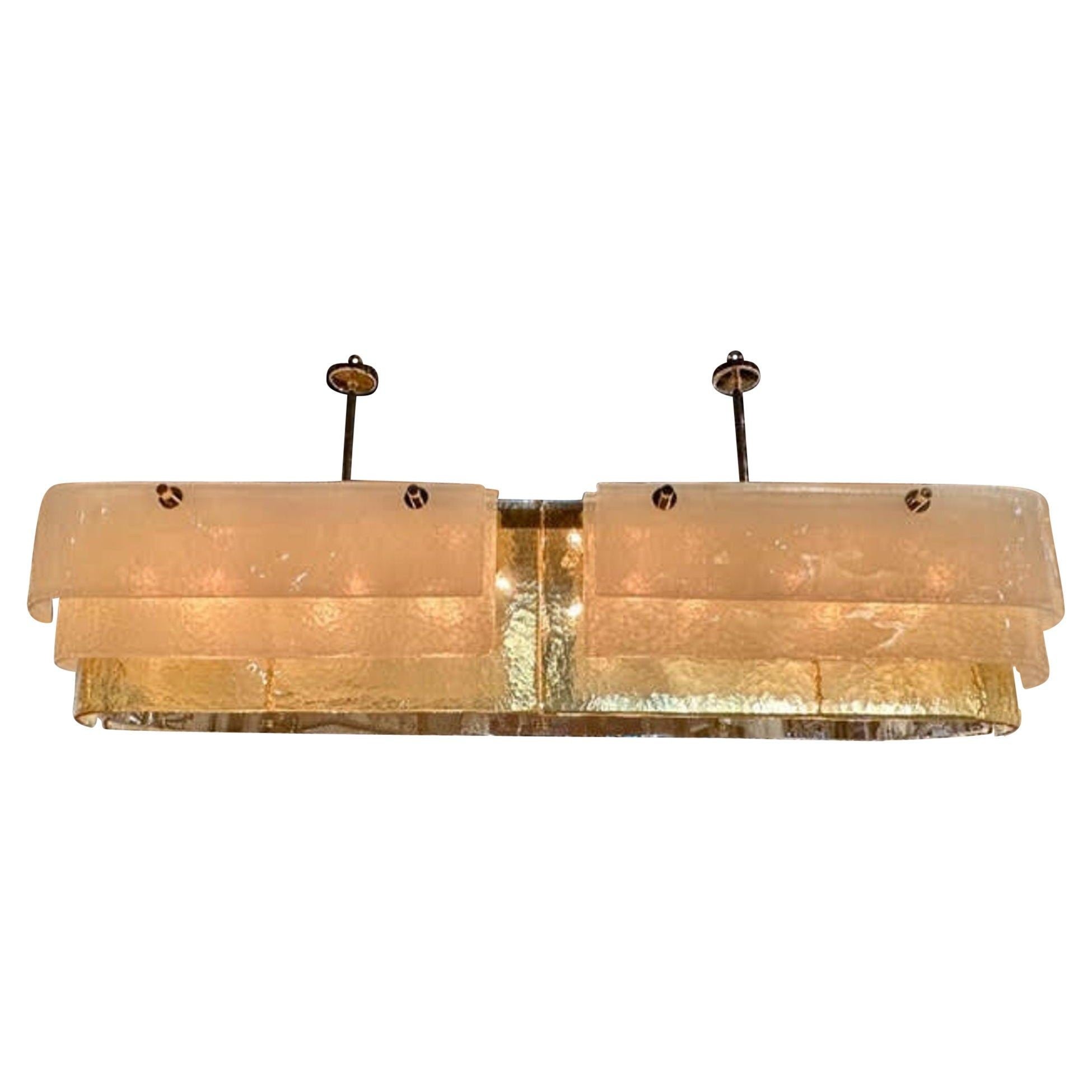 Large Scale Murano Glass Chandelier