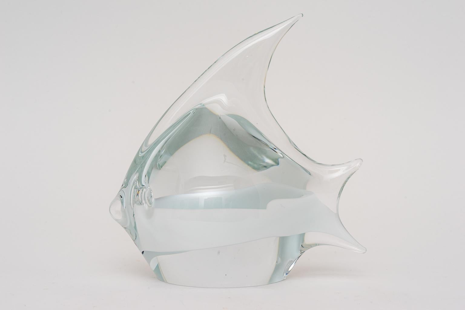 Mid-Century Modern Large Scale Murano Glass Fish Figure by Seguso