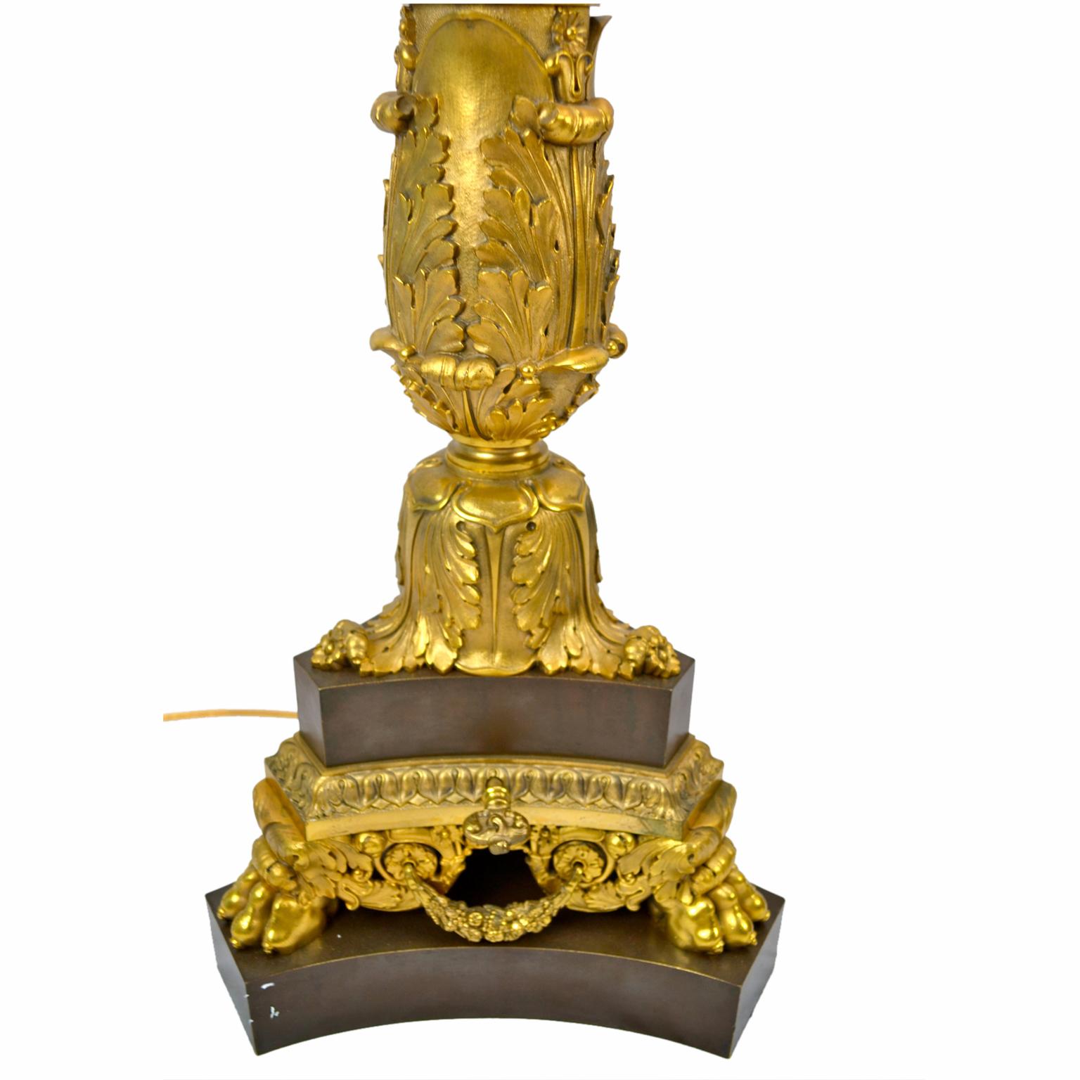 Restauration Large Scale Napoleon III Electrified Candelabra For Sale