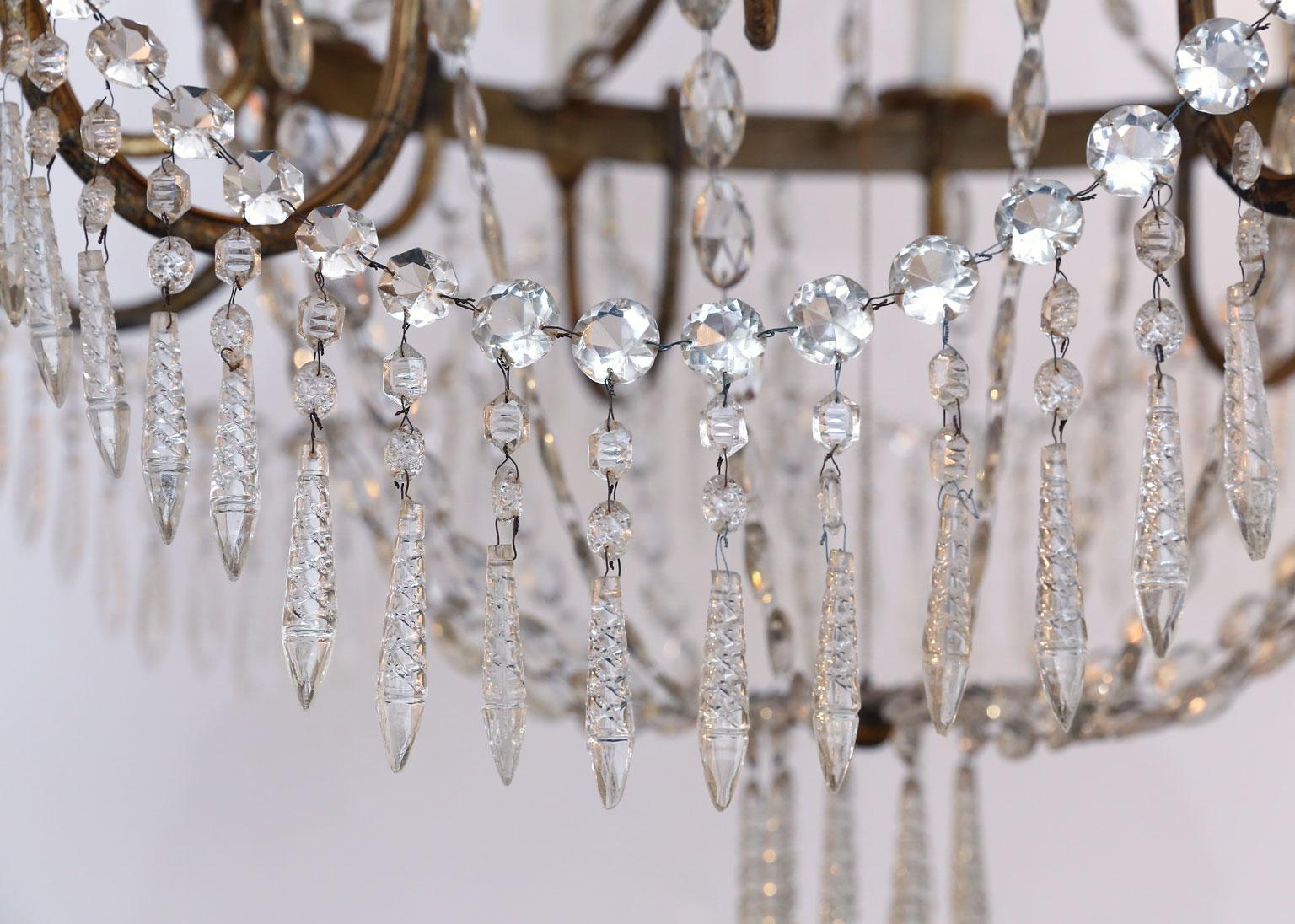Italian Large Scale Neoclassical Chandelier