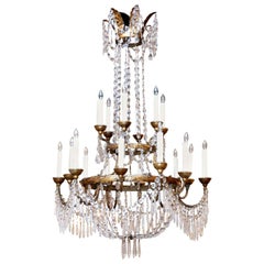 Large Scale Neoclassical Chandelier