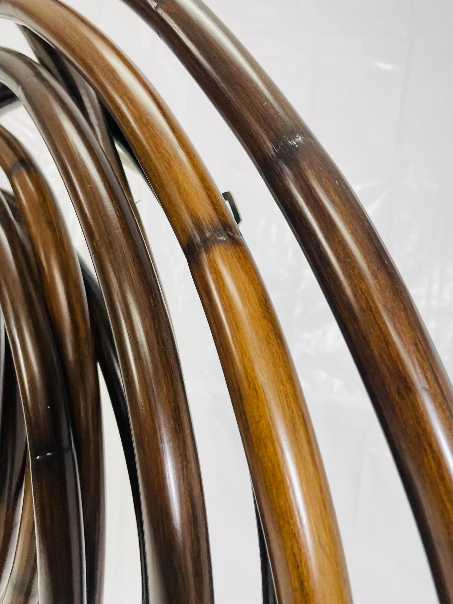 Großformatige moderne organische bugholz wandskulptur von Palacek im Angebot 2