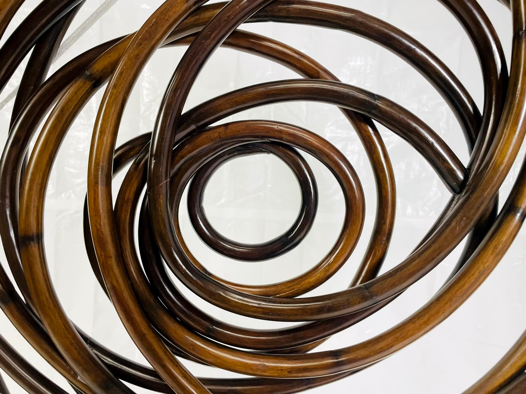 Großformatige moderne organische bugholz wandskulptur von Palacek im Angebot 5