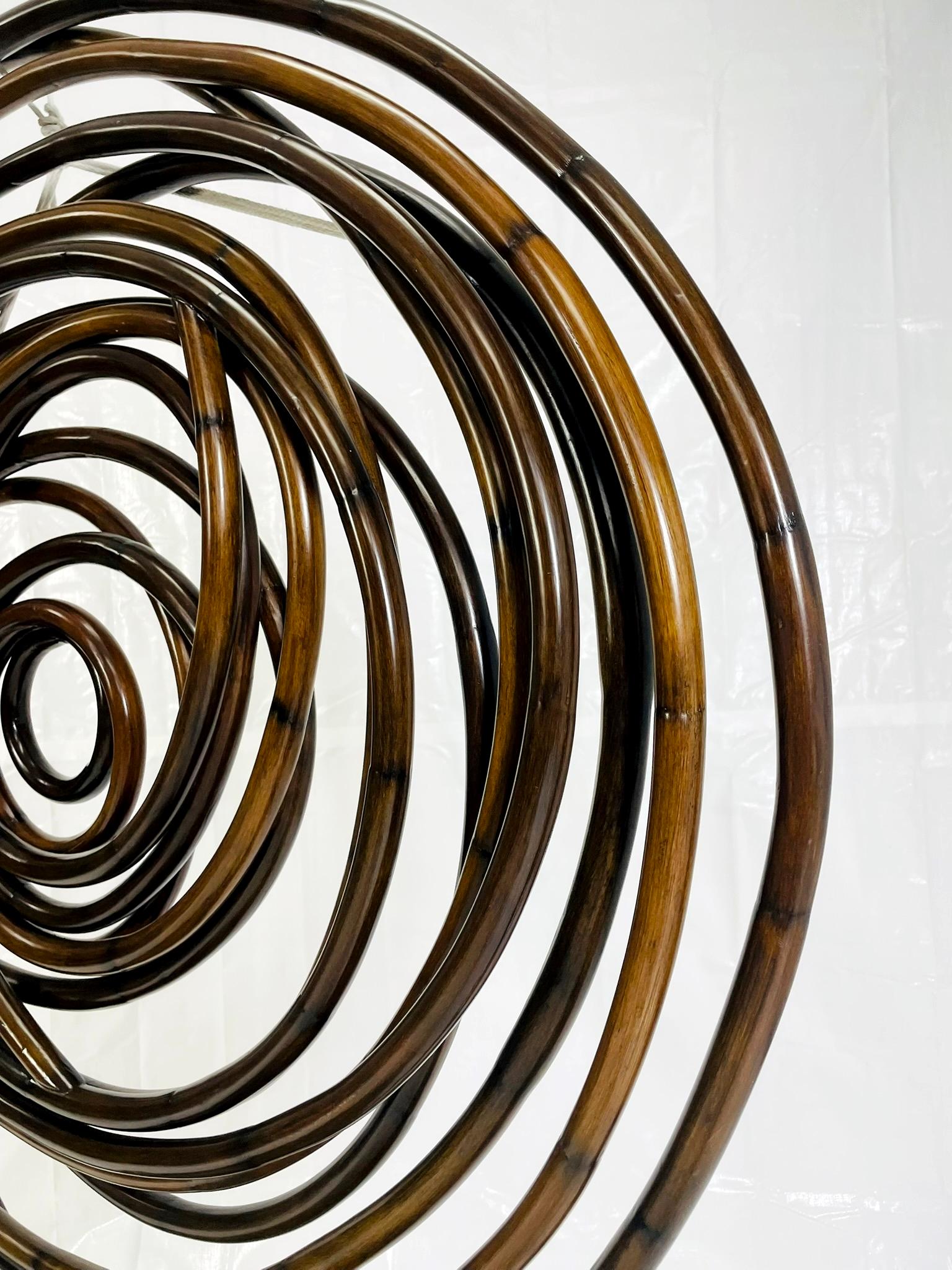 Großformatige moderne organische bugholz wandskulptur von Palacek im Angebot 8