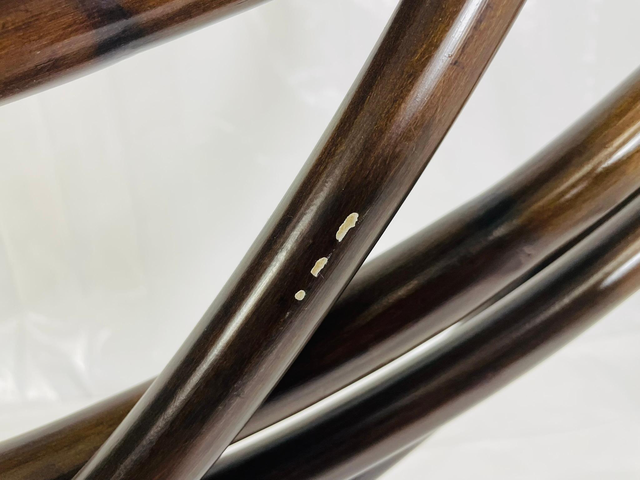 Großformatige moderne organische bugholz wandskulptur von Palacek im Zustand „Gut“ im Angebot in Los Angeles, CA