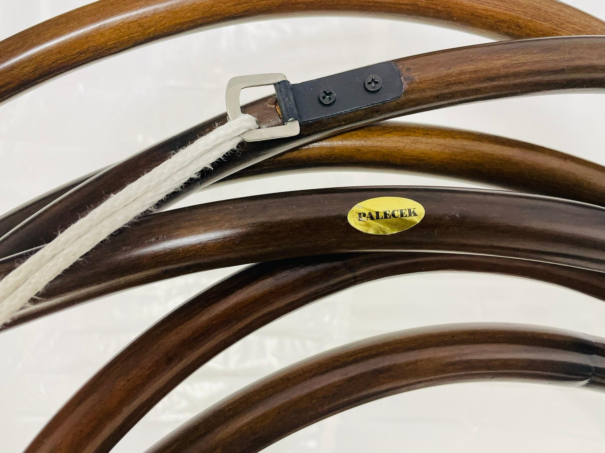 Großformatige moderne organische bugholz wandskulptur von Palacek (Rattan) im Angebot