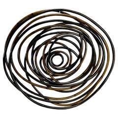 Scultura da parete moderna organica in legno di bentwood di Palacek, di grandi dimensioni