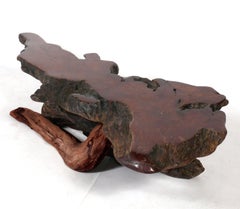 Large Scale Organic Redwood Coffee Table