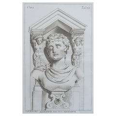 Grande impression originale du Grand Tour d'Alexander le Grand, 1776