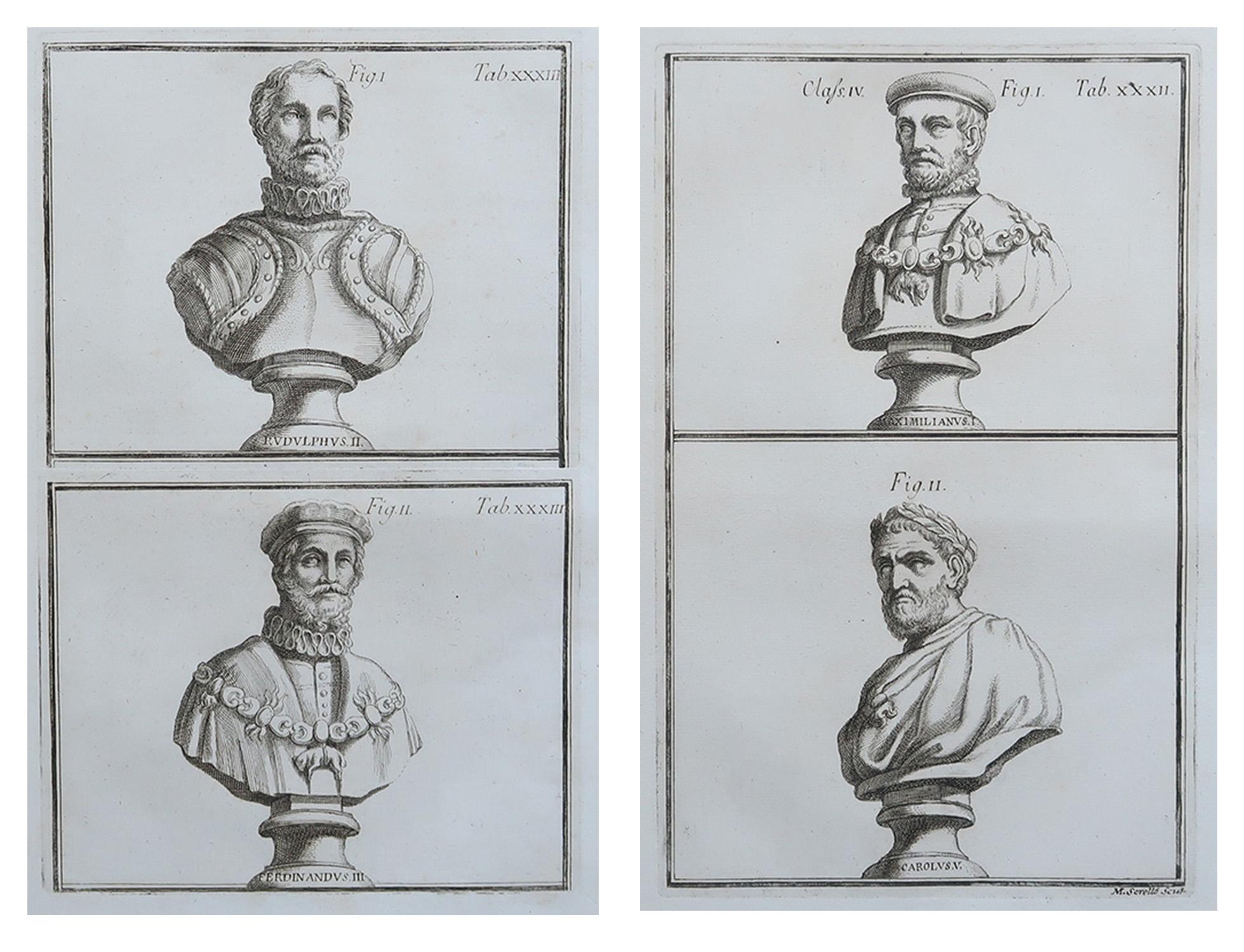 Wunderschöne Bilder von Renaissancebüsten

Kupferstiche

Herausgegeben von Monaldini, Rom, 1776

Velinpapier guter Qualität

Kostenloser Versand





 