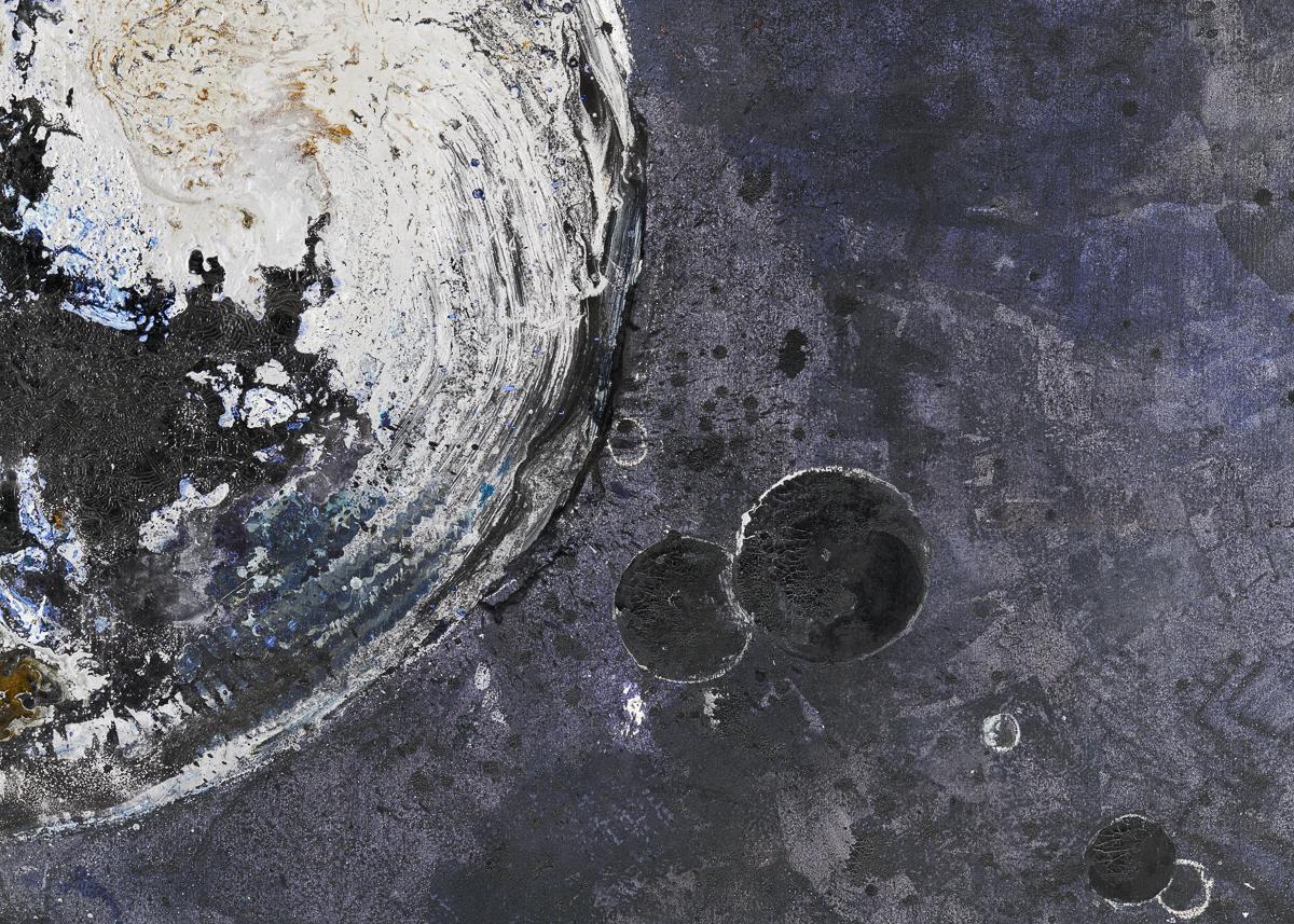 Américain Peinture à grande échelle d'une planète par Thierry Despont en vente