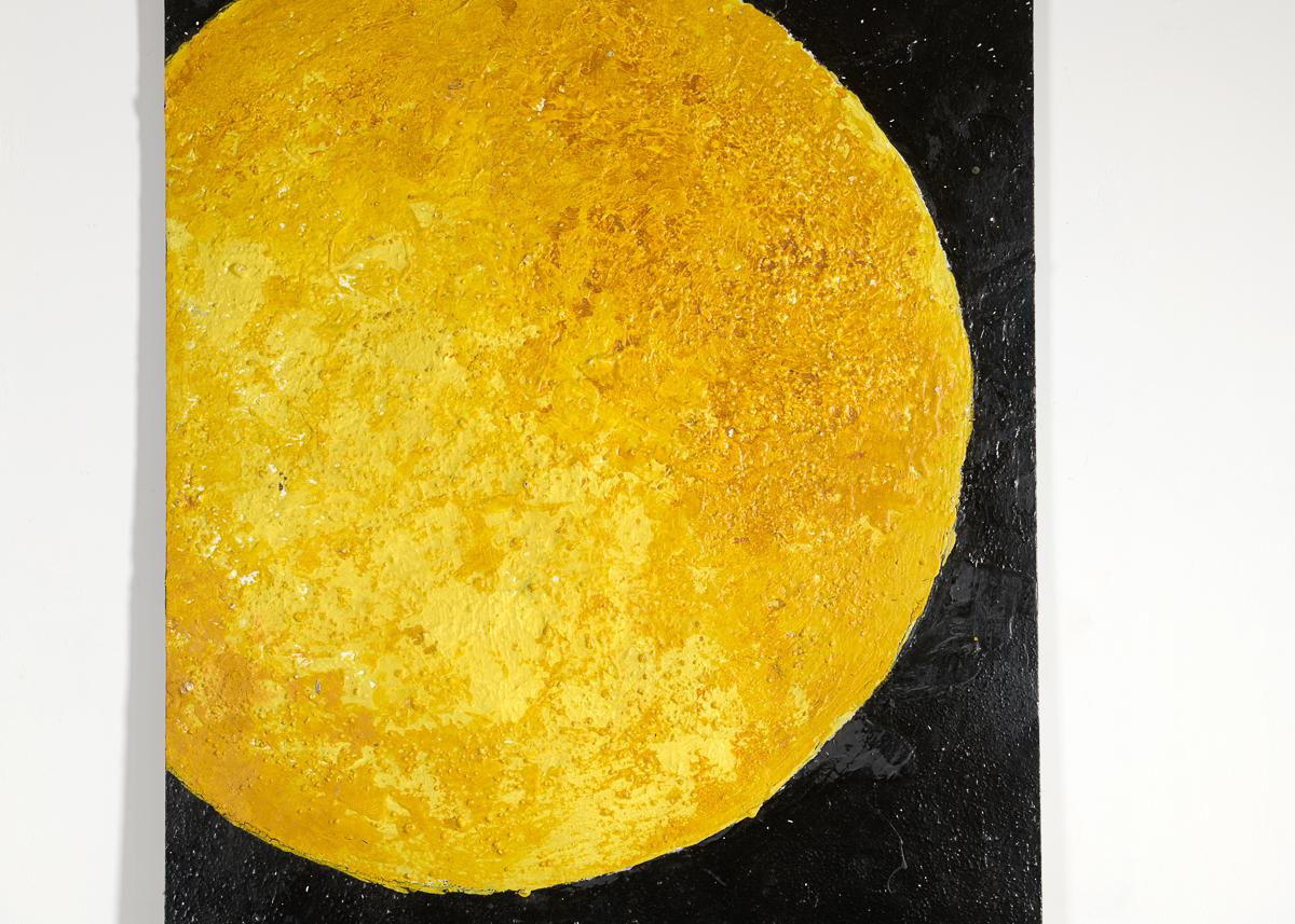 Großformatiges Gemälde eines Planeten von Thierry Despont (amerikanisch) im Angebot