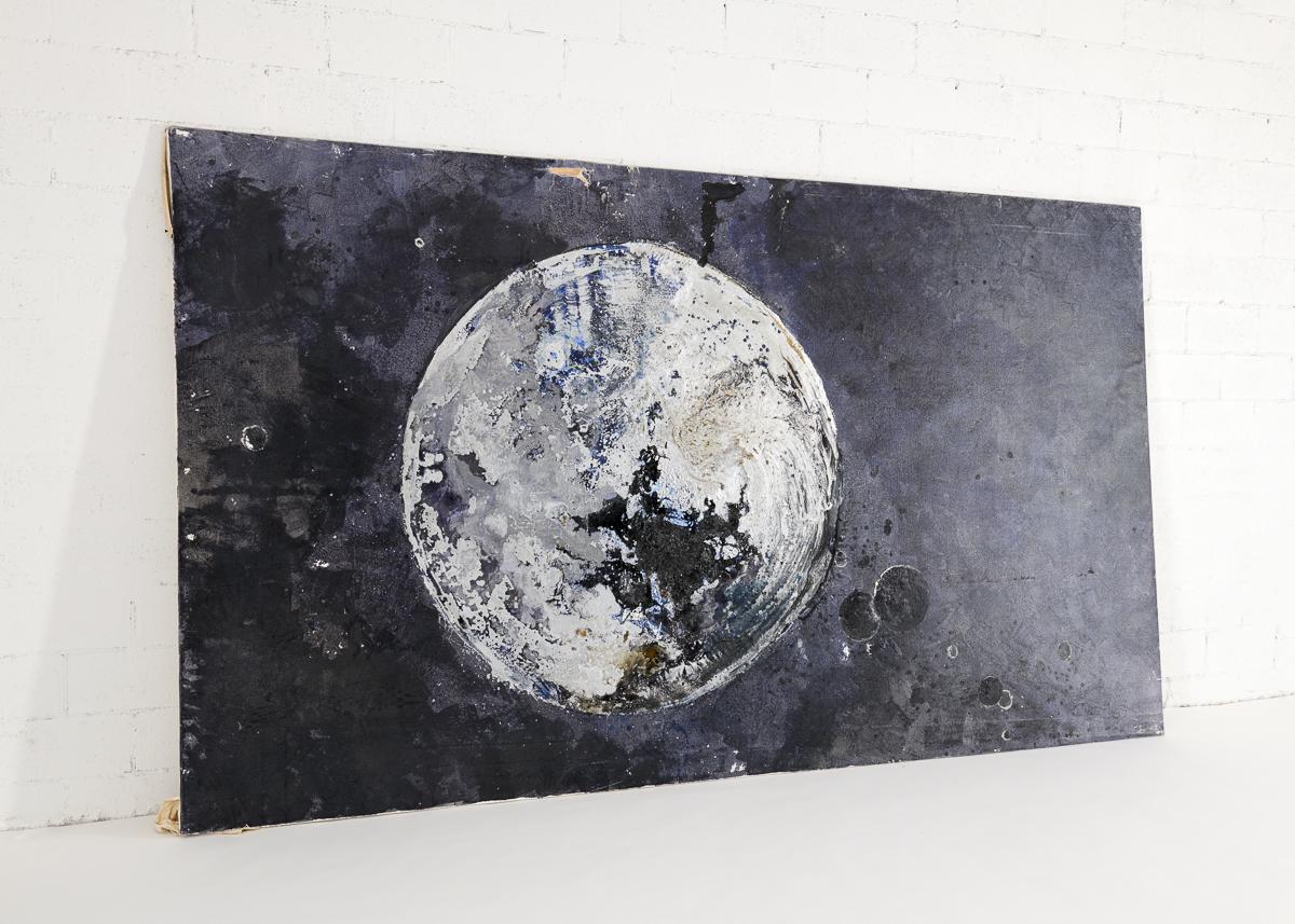 Peinture à grande échelle d'une planète par Thierry Despont Bon état - En vente à New York, NY