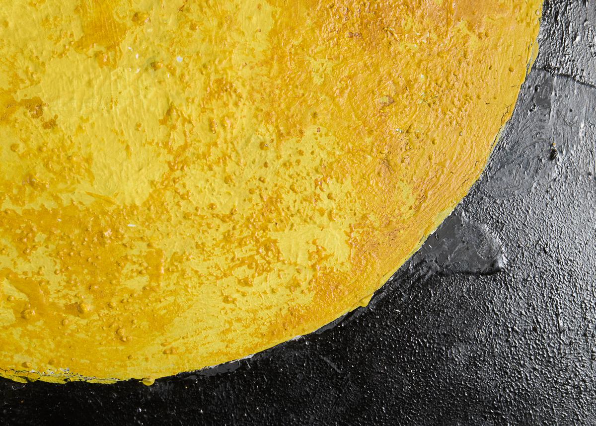 Großformatiges Gemälde eines Planeten von Thierry Despont im Zustand „Gut“ im Angebot in New York, NY