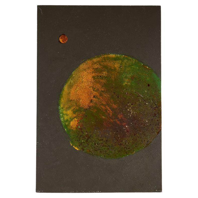 Large-scale Painting of a Planet by Thierry Despont