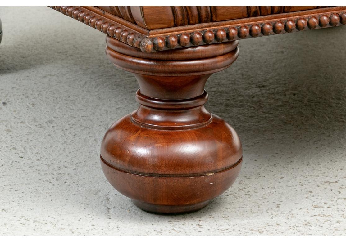 Large Scale Parquet Wood Low Table For Sale 4