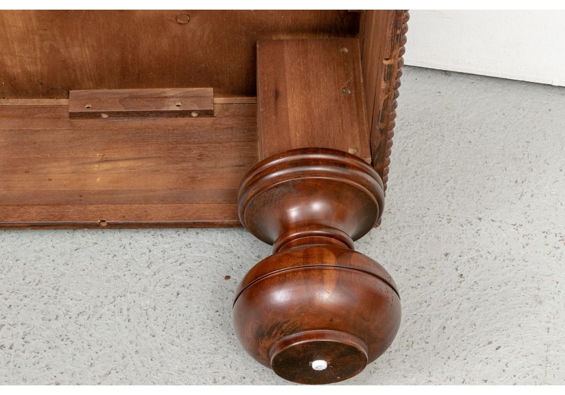Large Scale Parquet Wood Low Table In Fair Condition For Sale In Bridgeport, CT