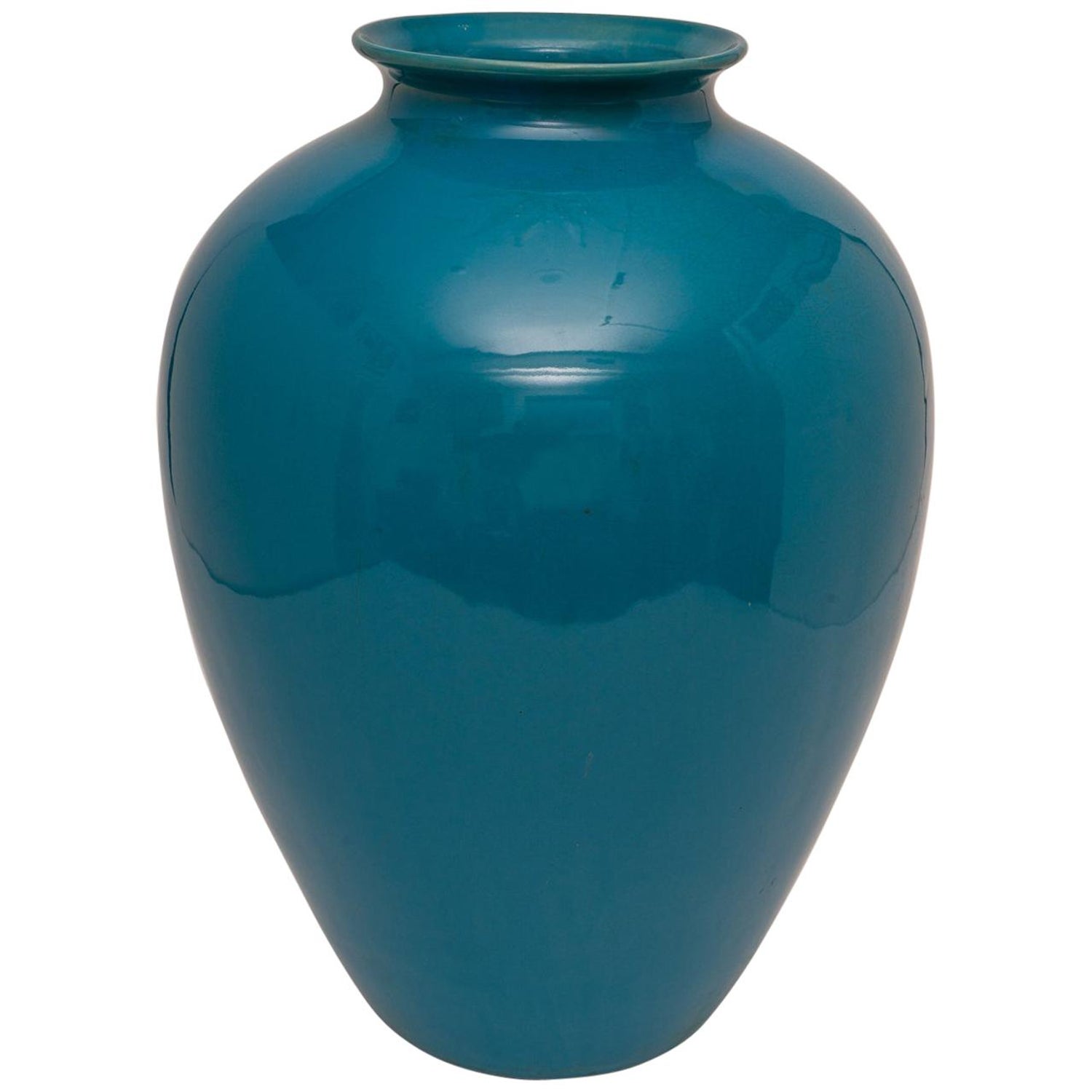 Large Scale Peking Blue Vase at 1stDibs
