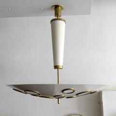 Large Scale Pendant Light by Lumen Milano, 1950