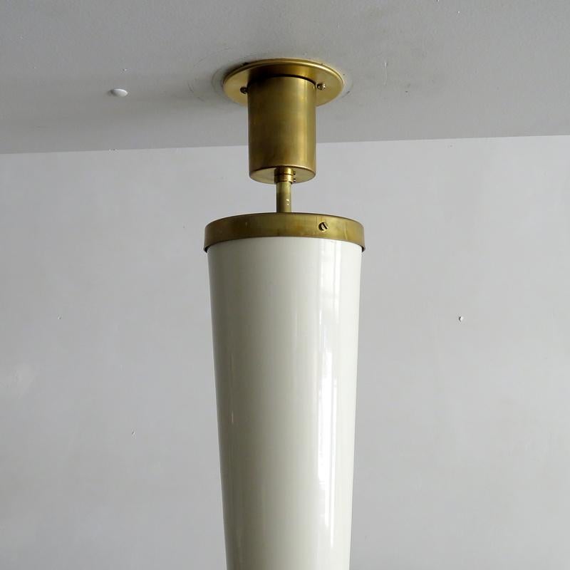 Mid-20th Century Large Scale Pendant Light by Lumen Milano, 1950