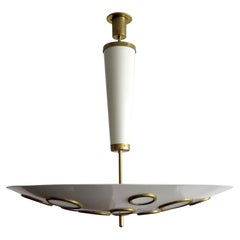 Große Pendelleuchte von Lumen Milano, Mailand, 1950