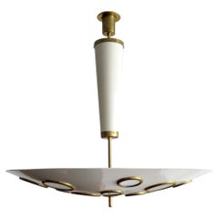 Large Scale Pendant Light by Lumen Milano, 1950