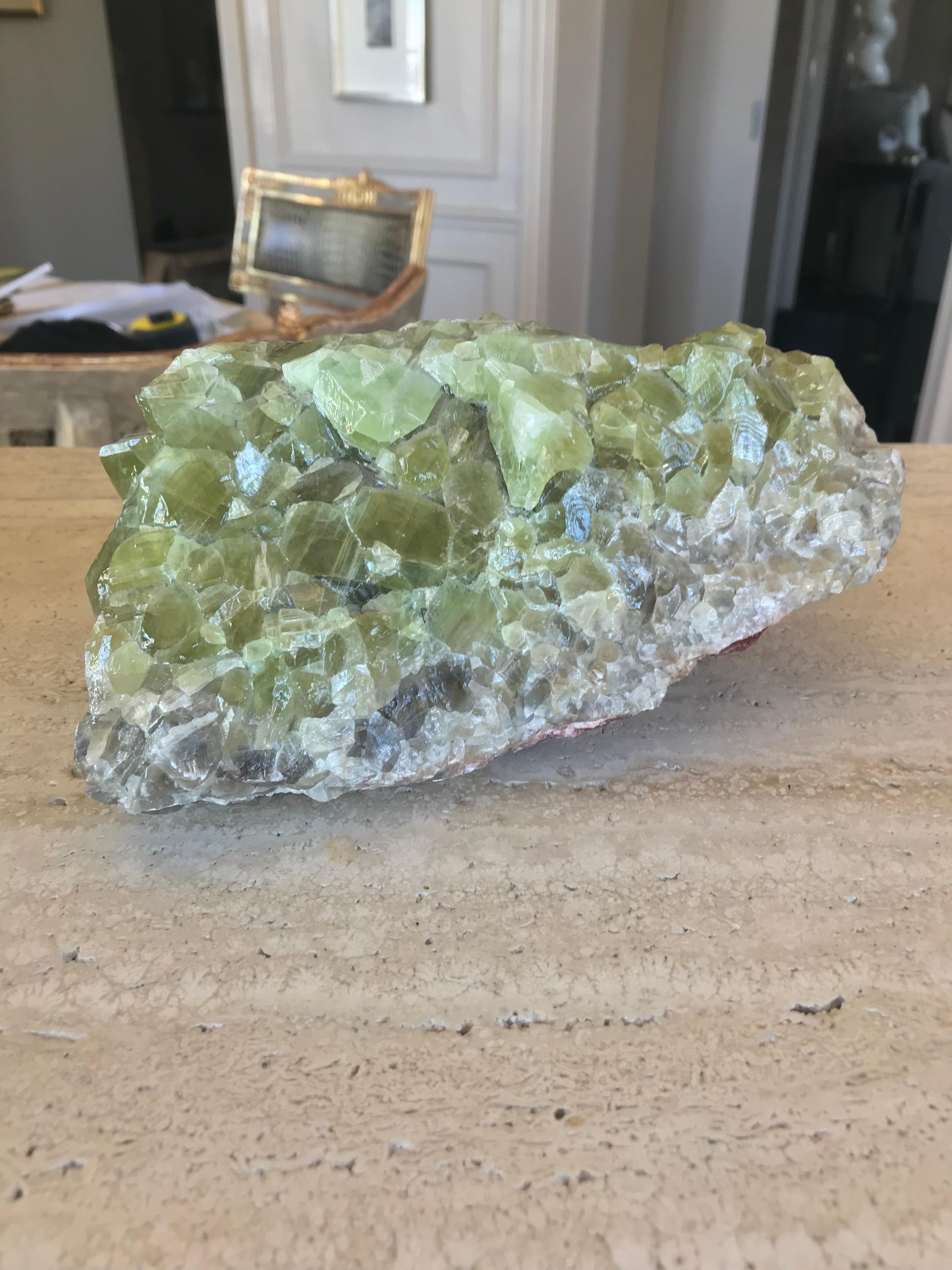 Egyptian Large Scale Peridot Cluster