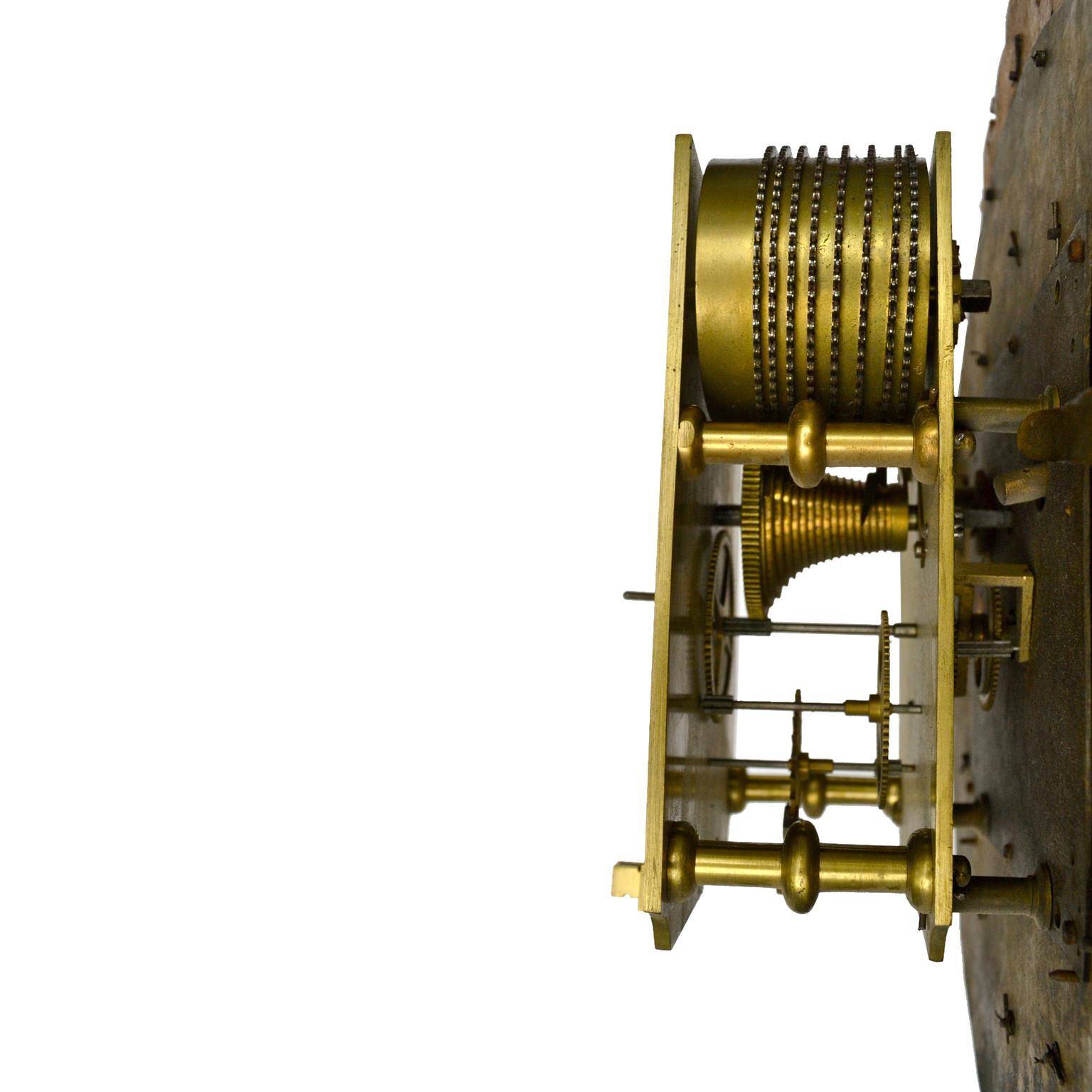 Großformatige Louis XIV Boulle Cartel Uhr mit passendem Sockel/Fußgestell im Angebot 5