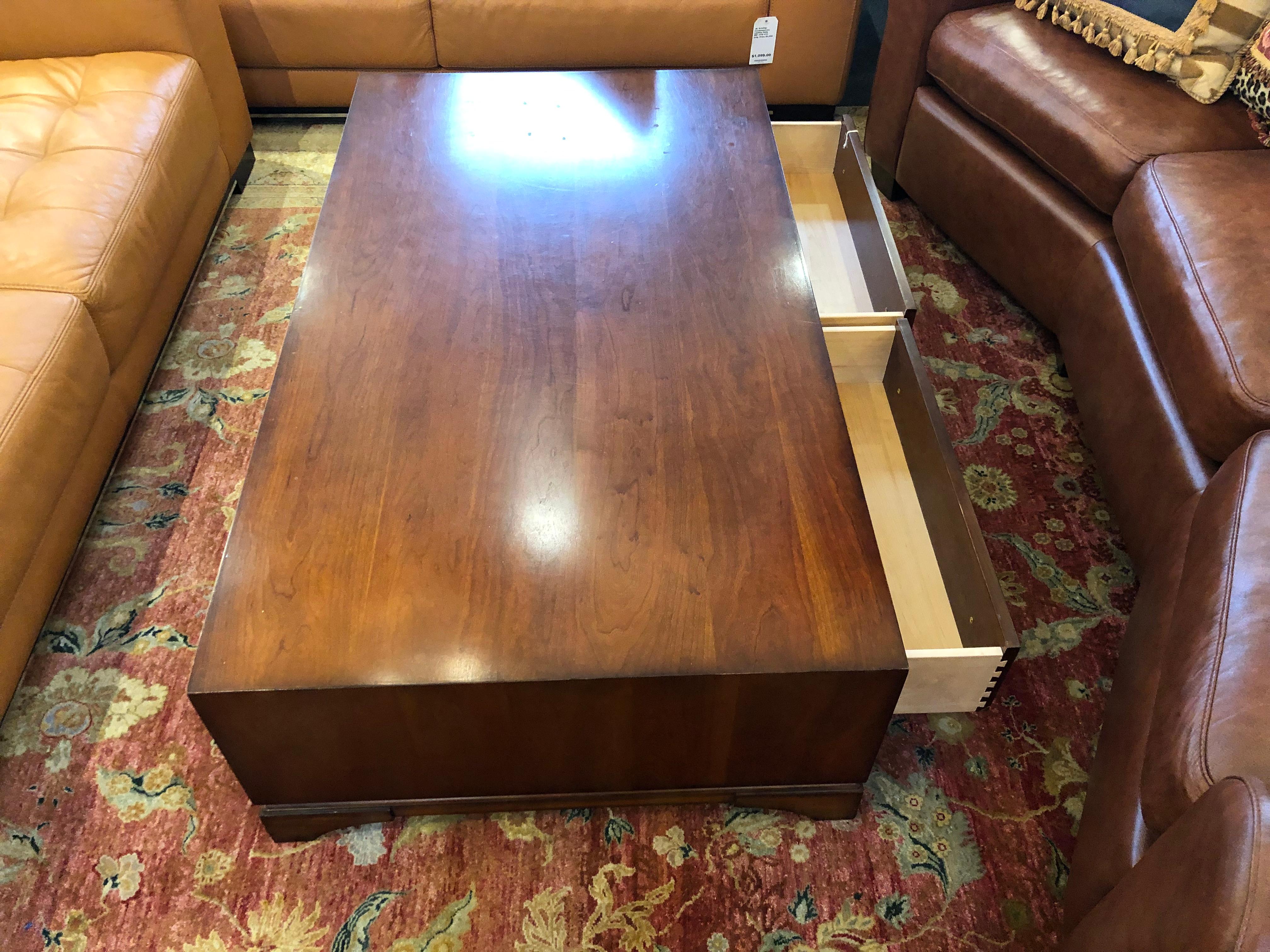 Large Scale Portman Coffee Table by Restoration Hardware For Sale 3