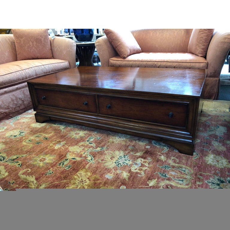 Large Scale Portman Coffee Table by Restoration Hardware For Sale at