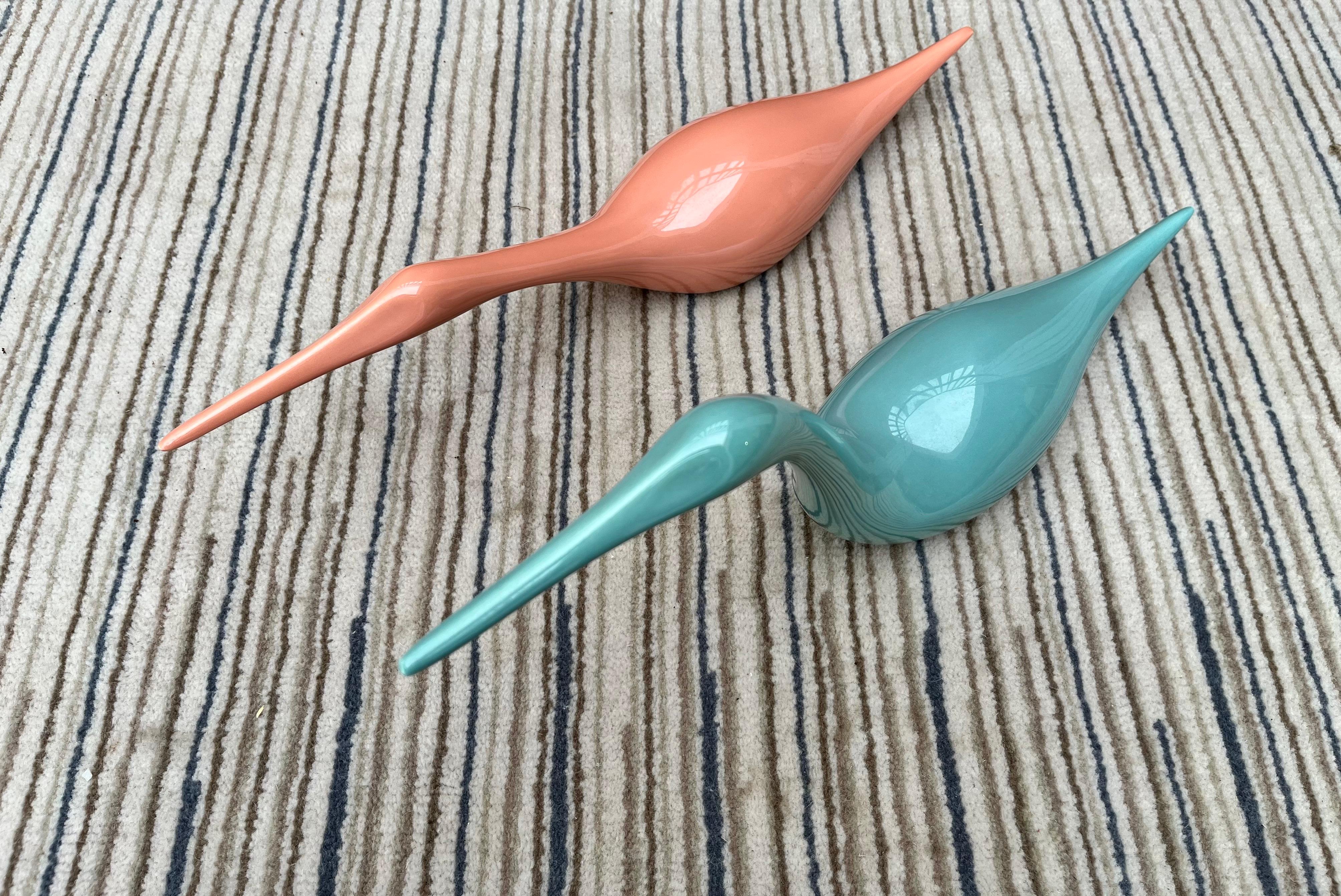 large ceramic birds