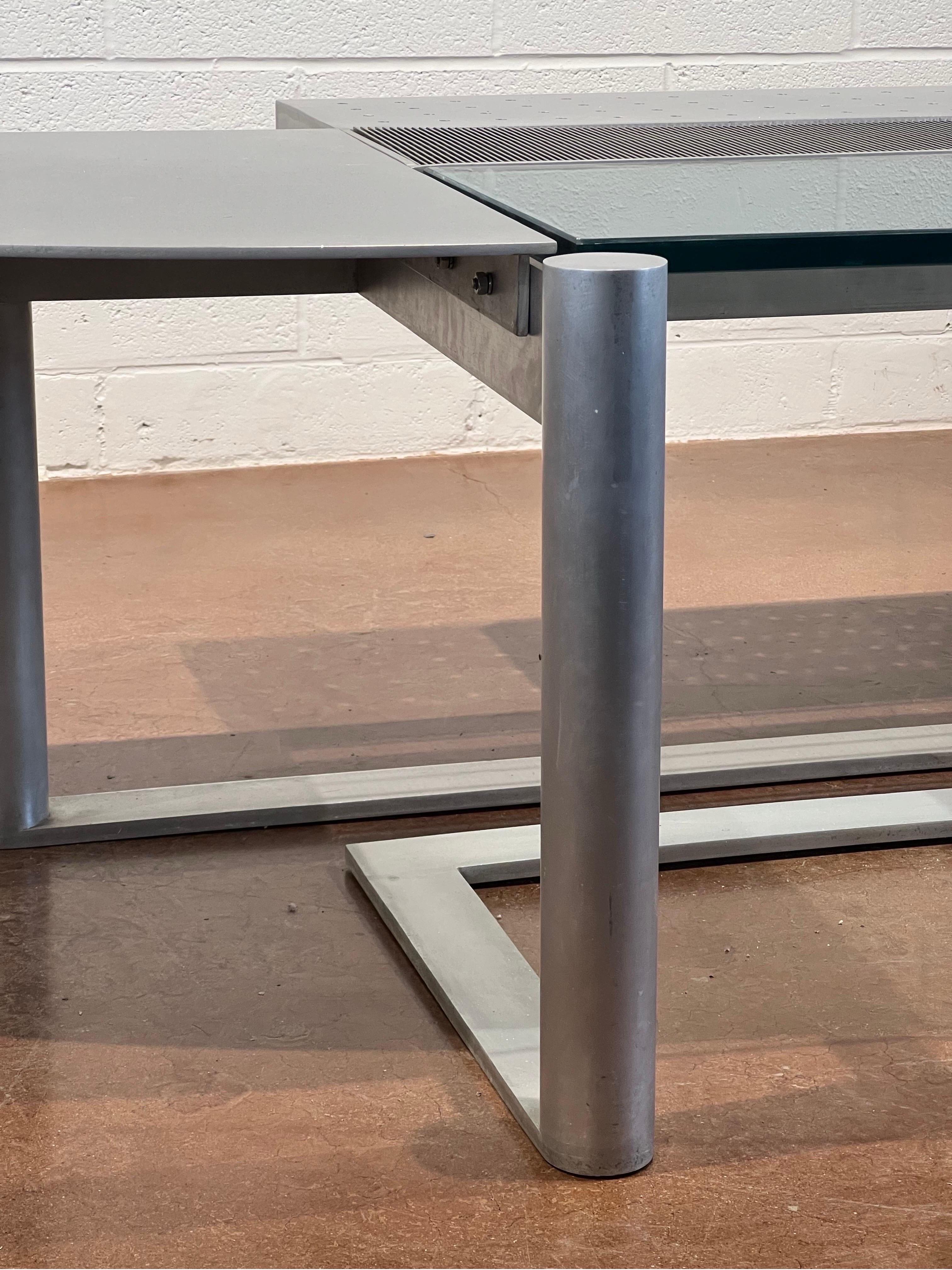 Aluminum Large Scale Robert Whitton Prototype Coffee Table For Sale