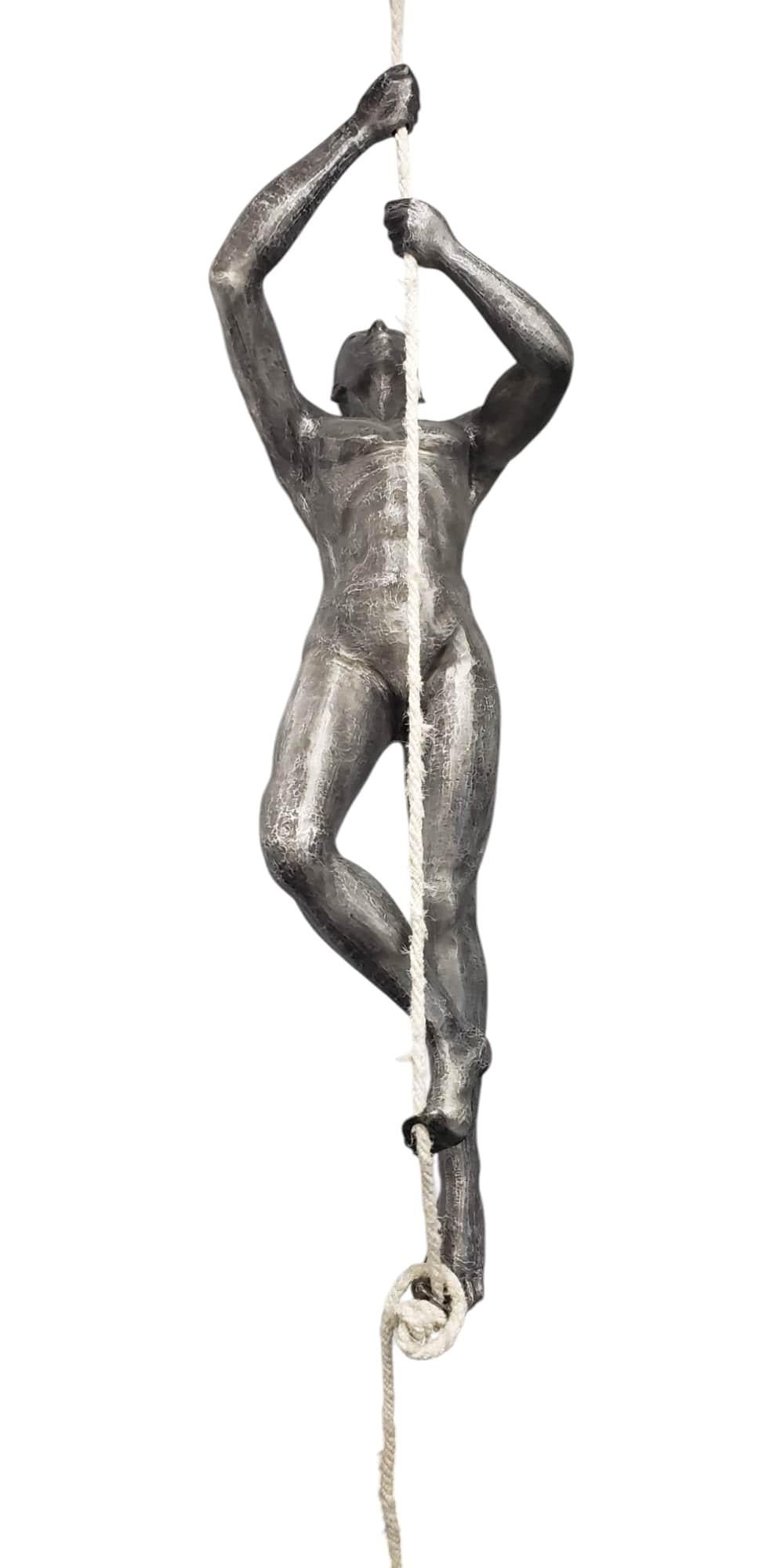 Large-Scale Rope Climbing Man by Phillips Collection, Installation For Sale 4