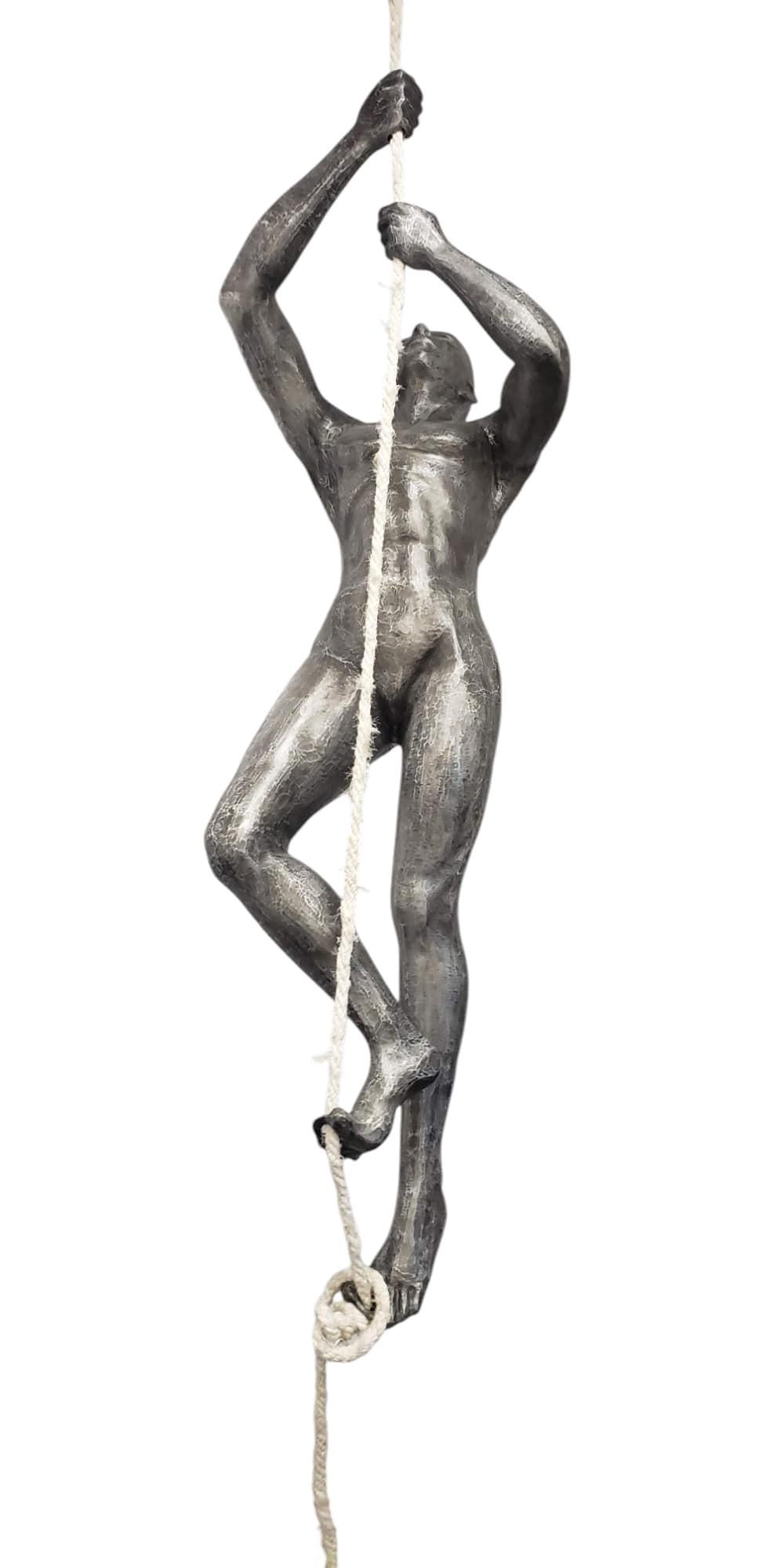 Large-Scale Rope Climbing Man by Phillips Collection, Installation For Sale 5