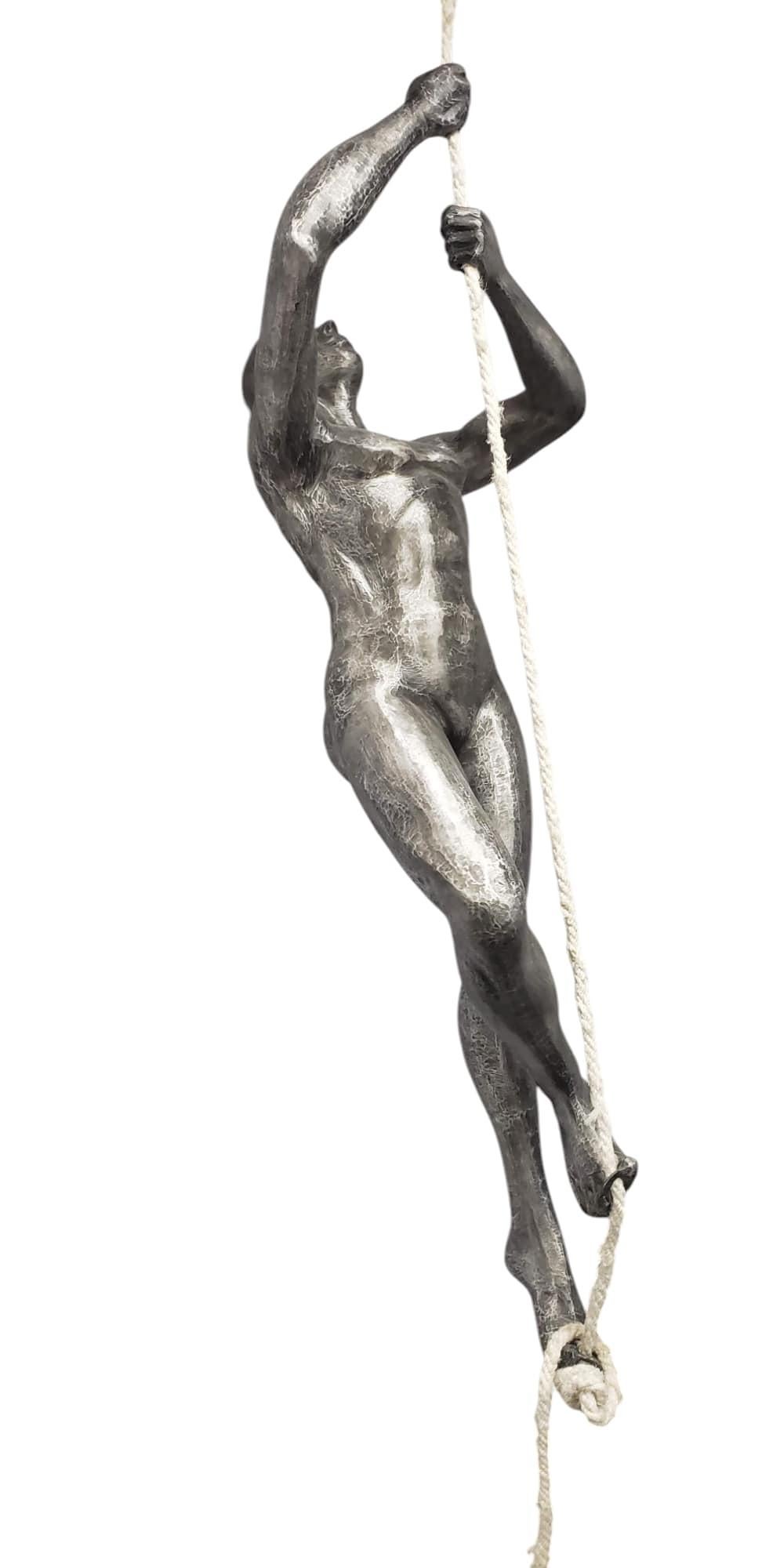 Large-Scale Rope Climbing Man by Phillips Collection, Installation For Sale 7