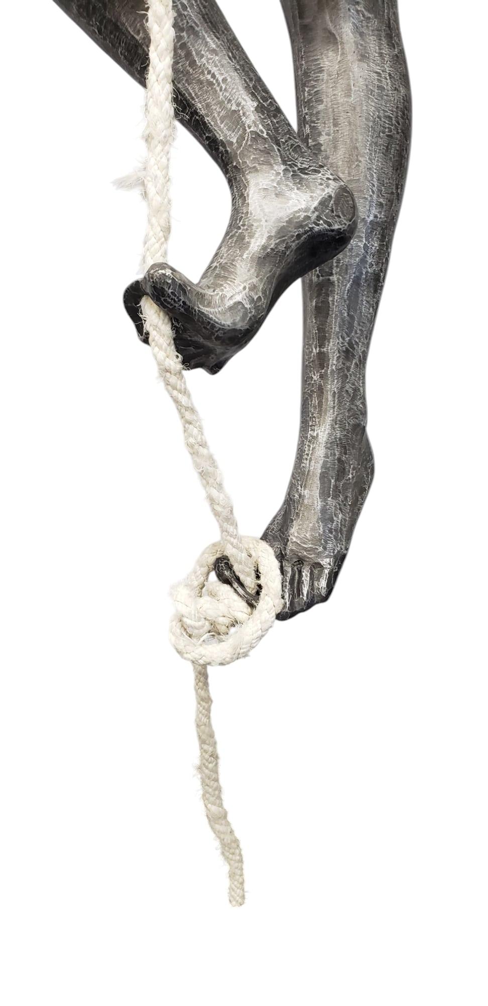 Large-Scale Rope Climbing Man by Phillips Collection, Installation For Sale 9