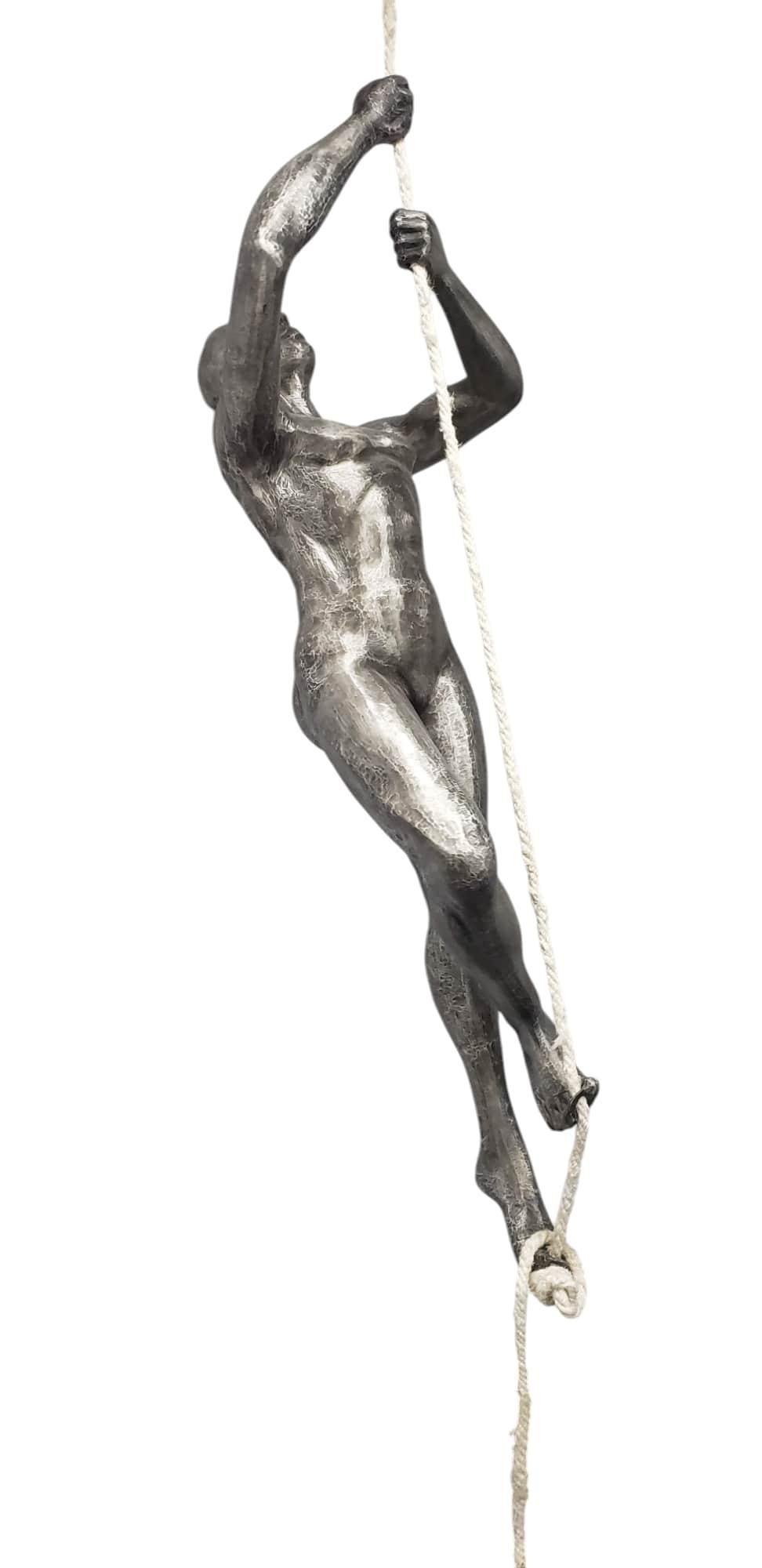 Large-Scale Rope Climbing Man by Phillips Collection, Installation For Sale 3