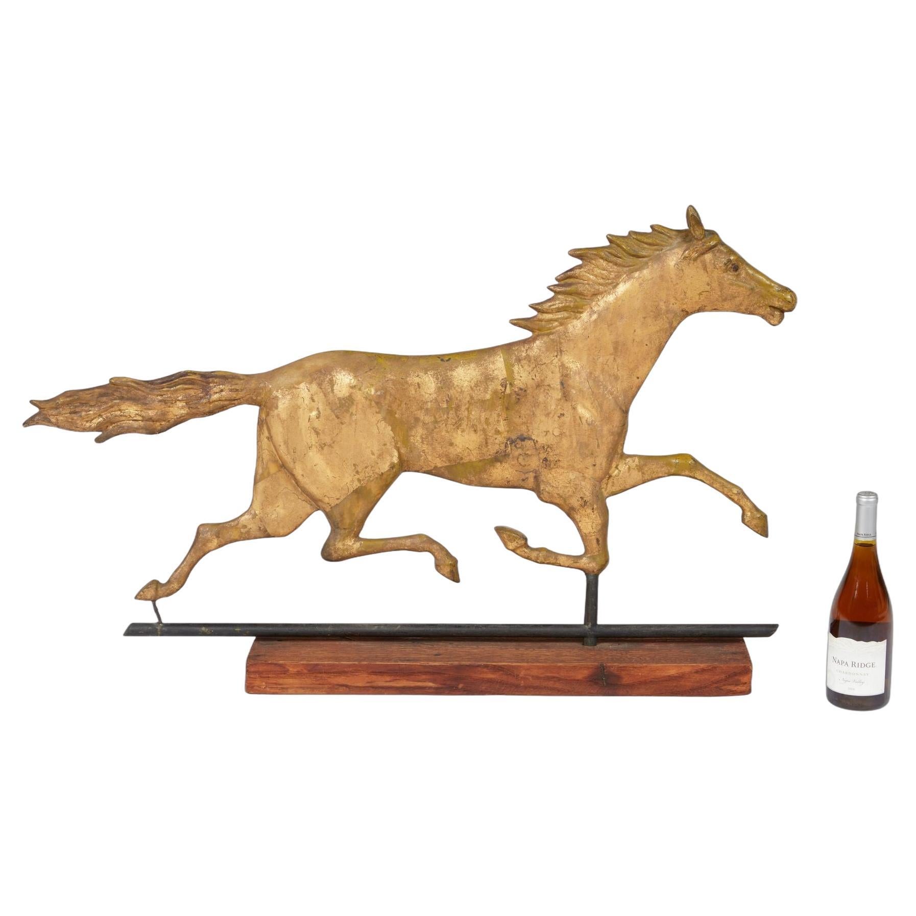 Large Scale Running Horse Weathervane im Angebot