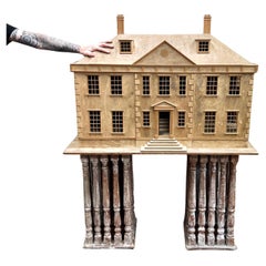 Large Scale, Scratch Built Wooden Georgian House