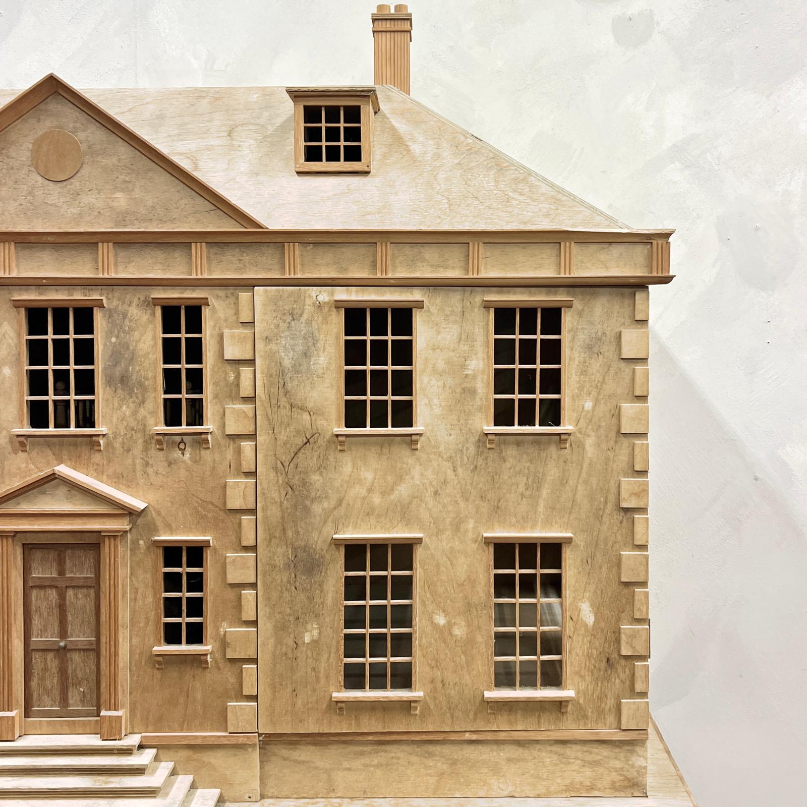 British Large Scale, Scratch Built Wooden Georgian House