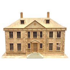 Large Scale, Scratch Built Wooden Georgian House