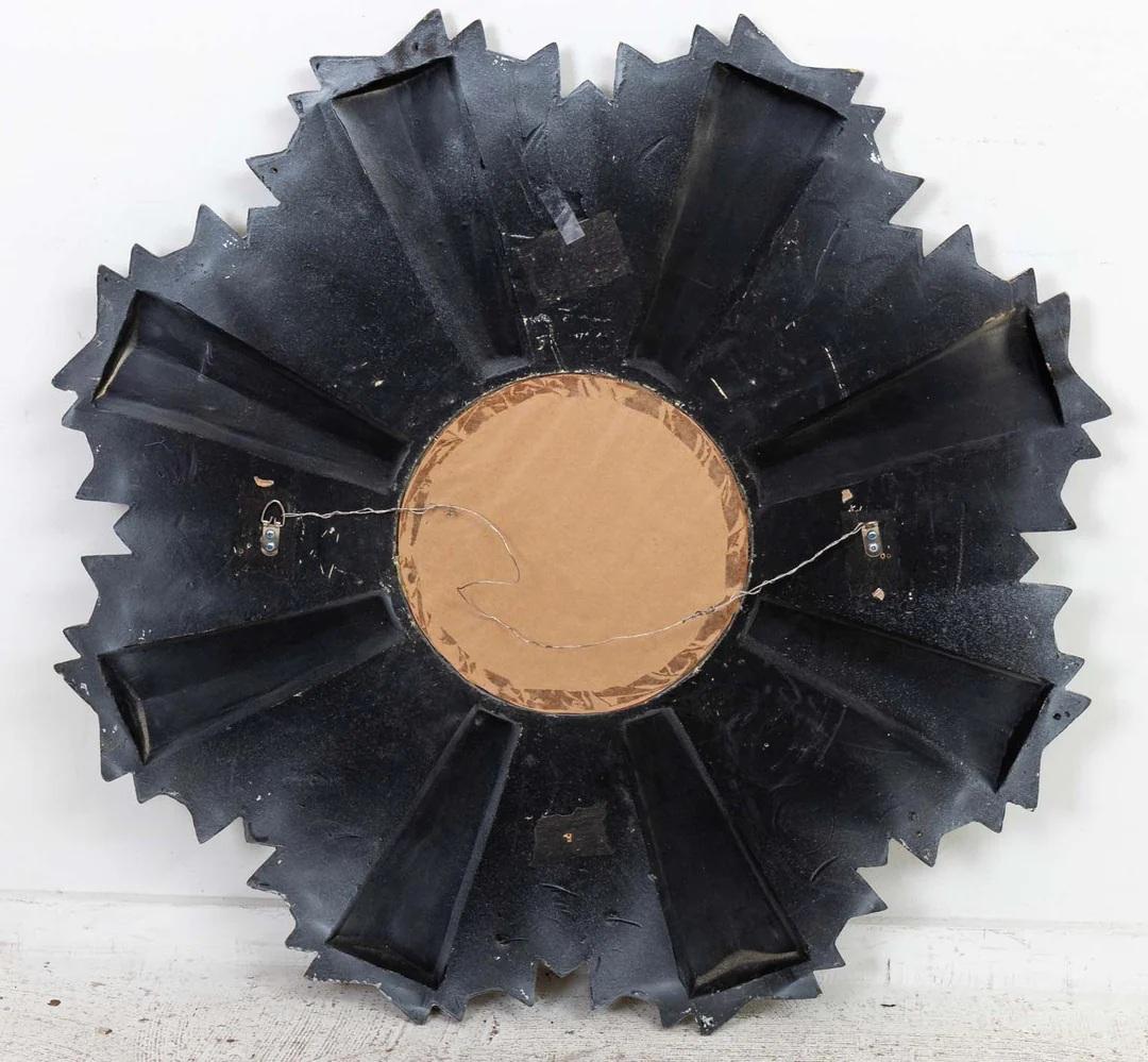 Specchio a stella d'argento di grandi dimensioni in vendita 4