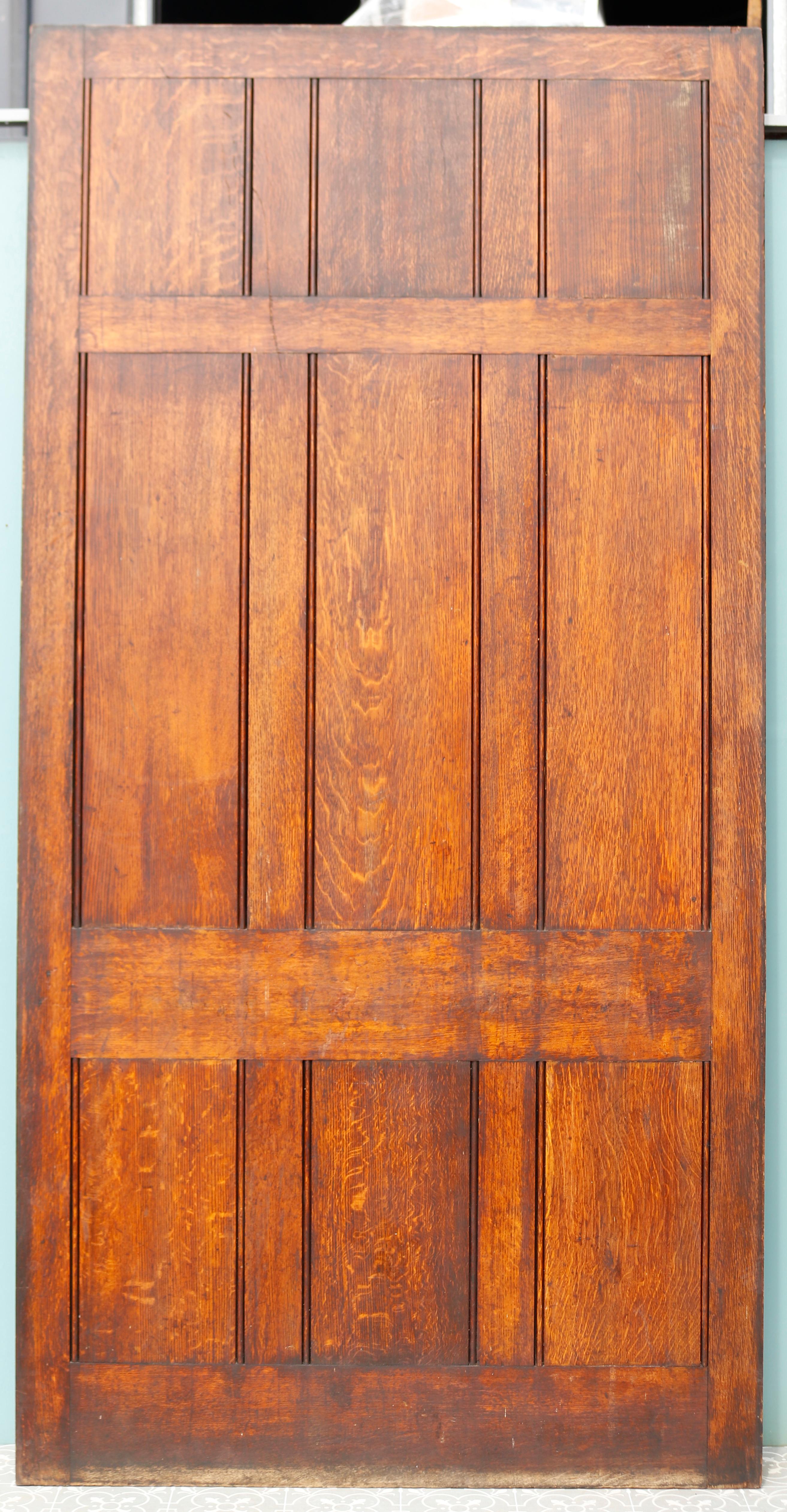 Large Scale Solid Oak Doors In Good Condition For Sale In Wormelow, Herefordshire