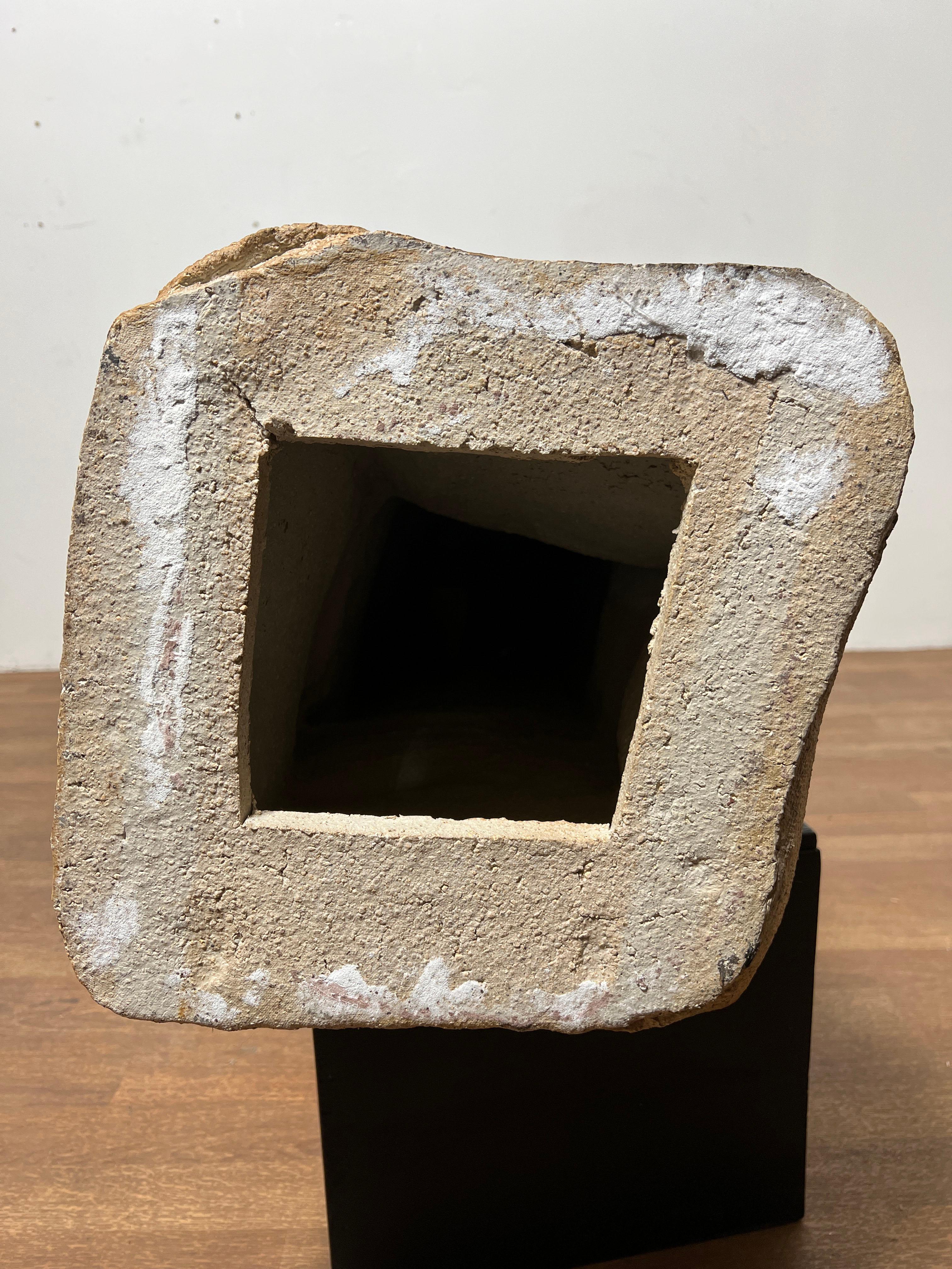 Large Scale Stacked Stoneware Sculpture in the Manner of Peter Voulkos C. 1970s For Sale 10