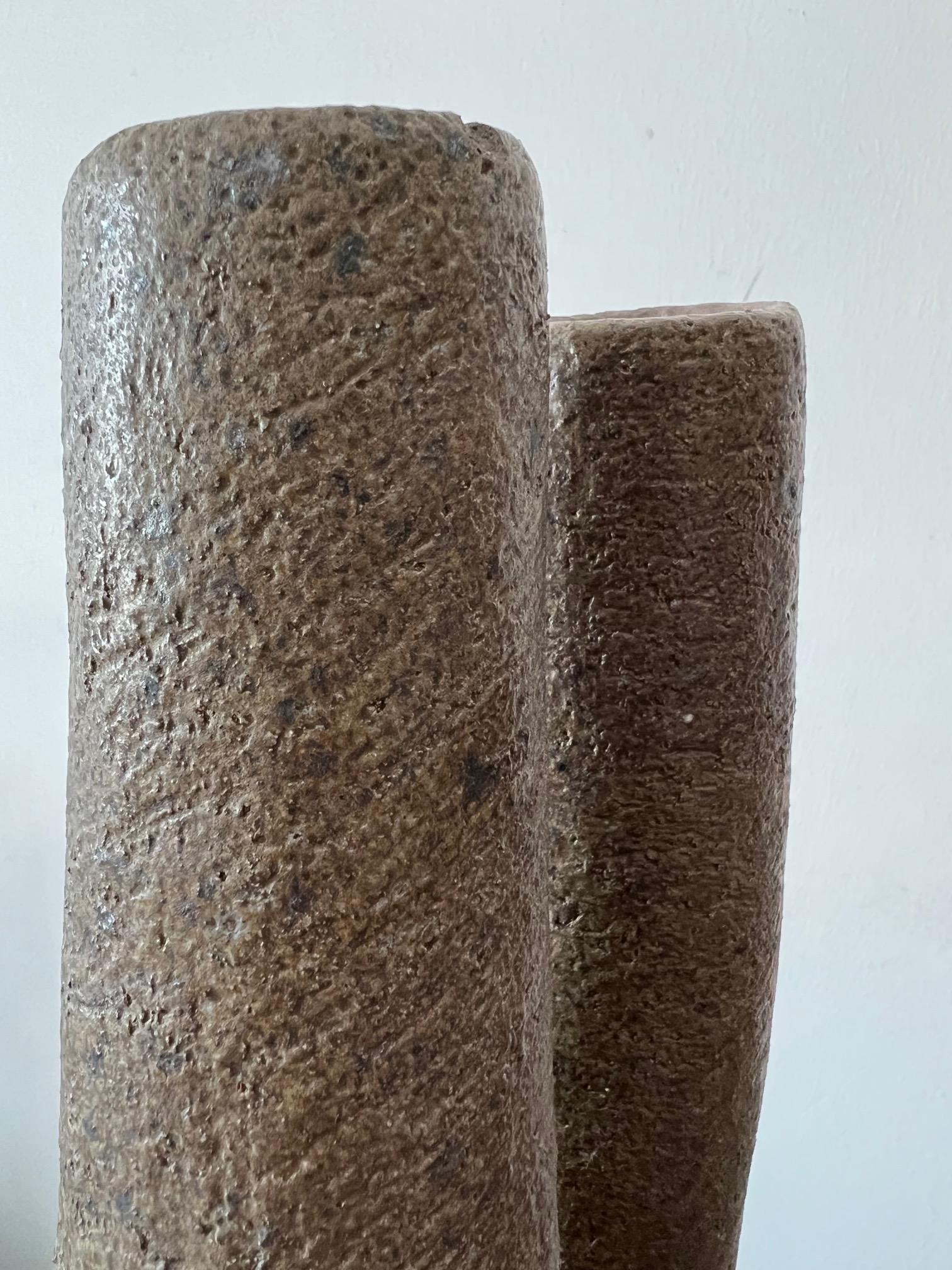 Large Scale Stoneware Vessel By Ildiko De Balas For Sale 2