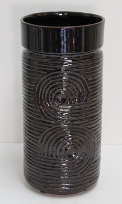 Large Scale Swedish Gustavsberg Stoneware Vase, Britt-Louise Sundell, circa 1965